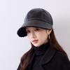 Directly from the manufacturer Winter velvet warm retro leather cap Women's versatile face small ladies hat