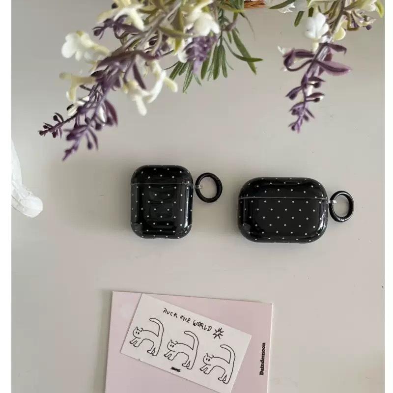 Multi-color Gray Powder Polka Dots Are Suitable for Apple AirpodsPro1 Bluetooth Headset 1 Protective Case Soft Headphone Case 1st Generation Pro