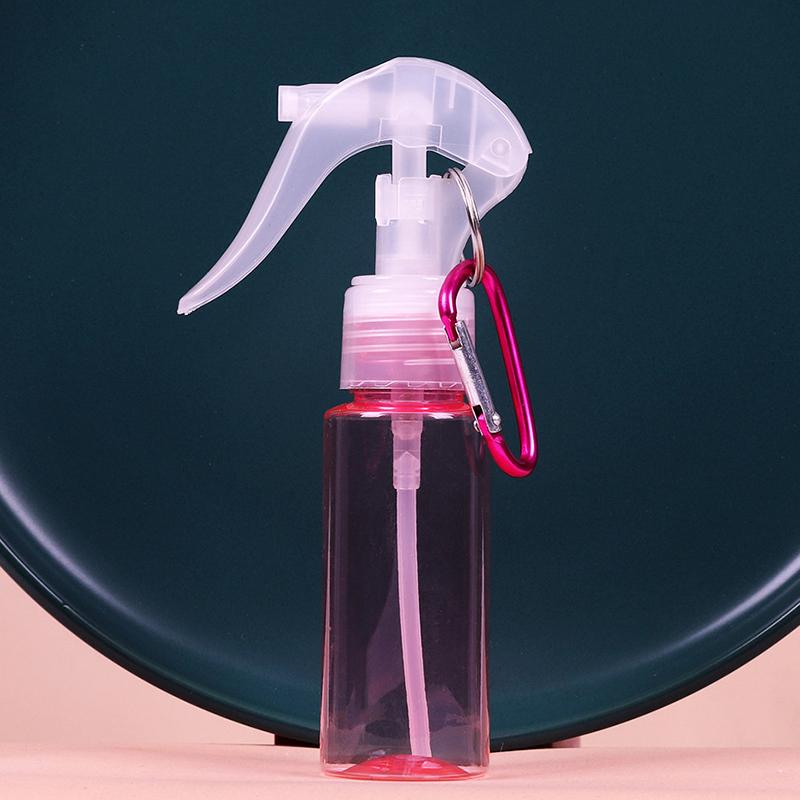 60Ml Mini Travel Accessories With Carabiner Hook Makeup Tool Lotion Samples Sub-Bottling Empty Container Trigger Spray Bottles
