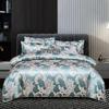 Rayon White Duvet Jacquard Satin Cover Couple 2 People Double Bed Quilt Cover Bedding Set Queen King Size Comforter Set