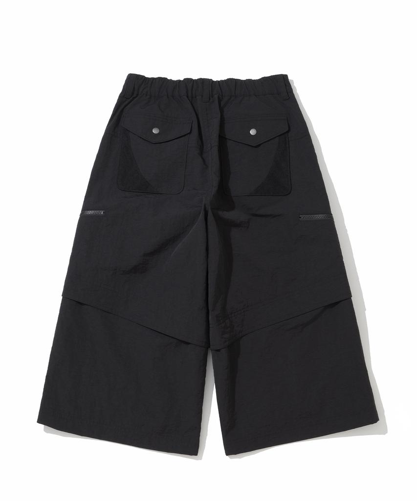 NOT4NERD W Utility Mesh Panel Pants - Black