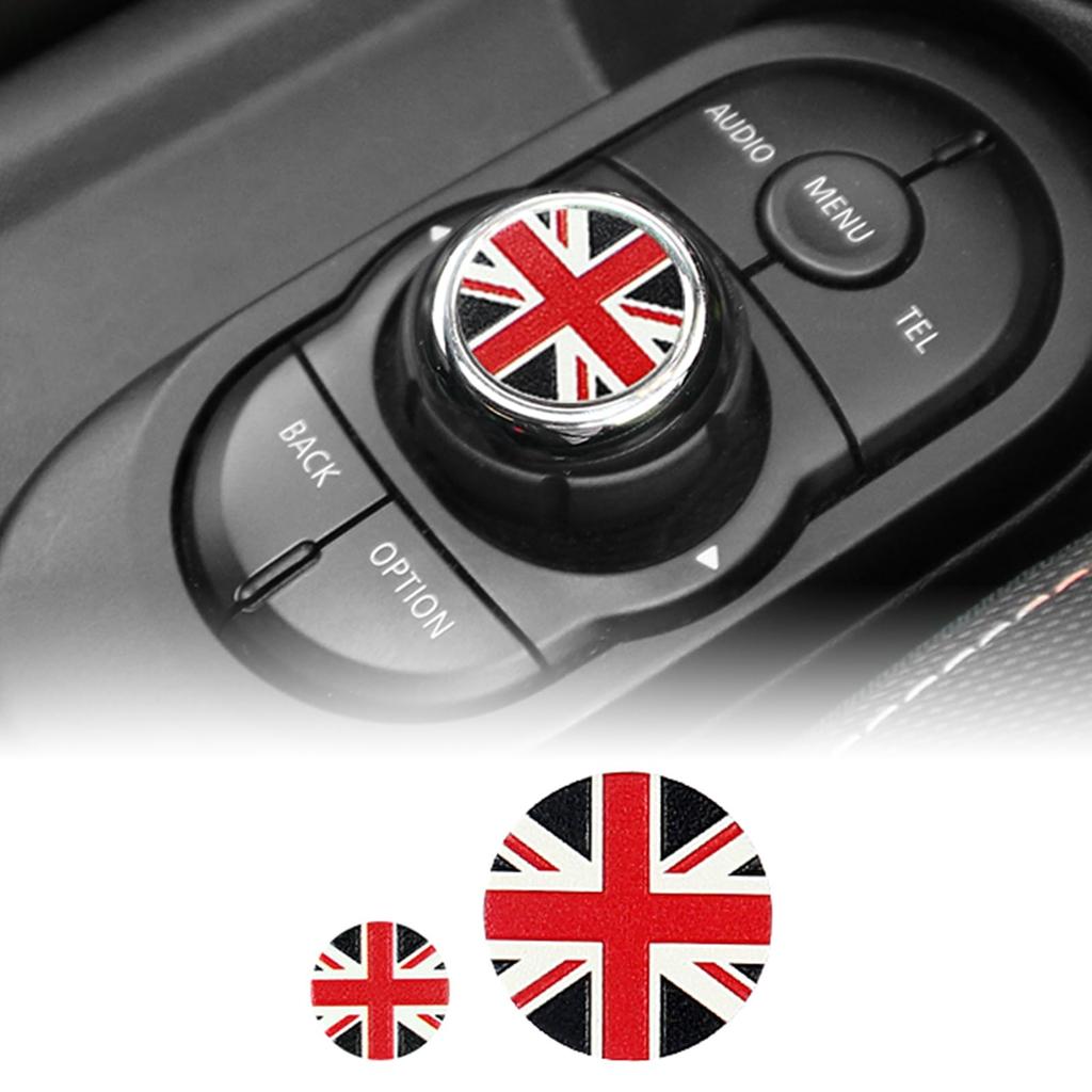 FDAIUN For BMW Mini F Series Volume Button Decoration Accessory Leather Material Stylish Custom