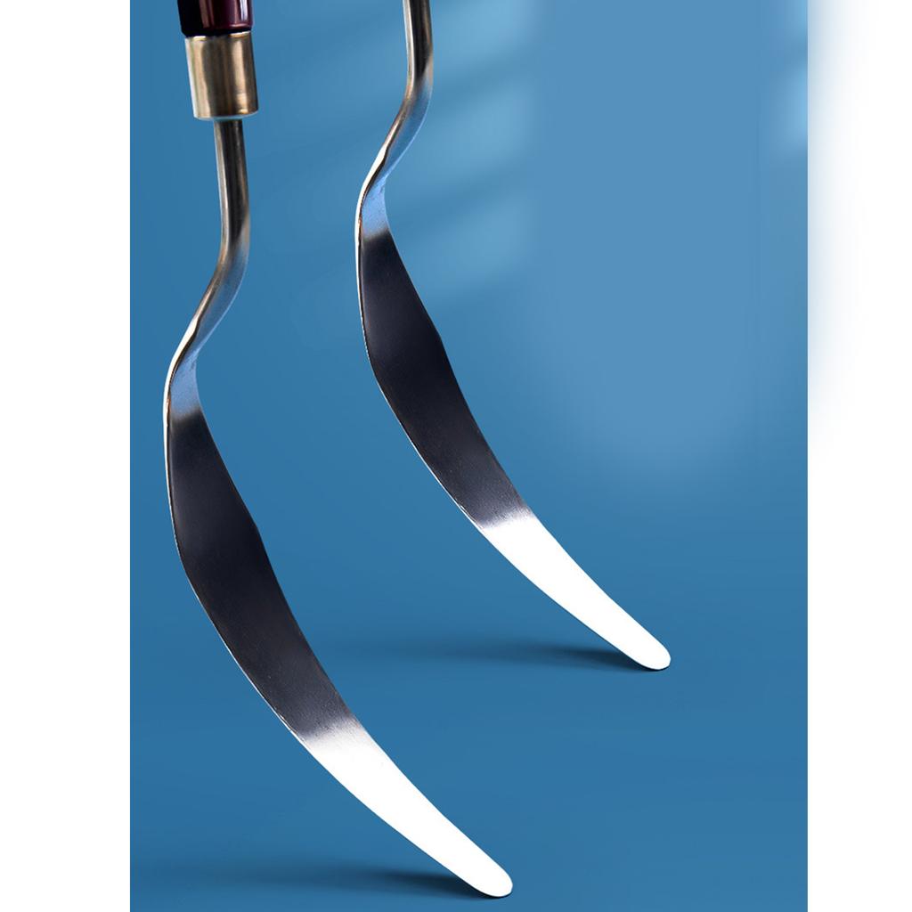 Professional Cake Decorating Spatulas Stainless Steel Spatulas Wooden Handle Baking Tool for Chocolate Fondant Art