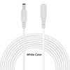 DC 12V Extension Power Cable Male To Female 2.1mm*5.5mm Connector Wire 0.5m 1m 2m 3m 5m 10m White Black Power Cord For LED CCTV 5
