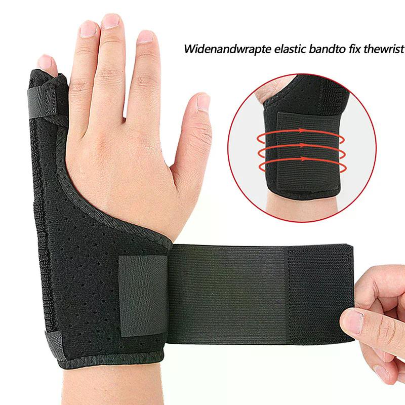 S Kleiner Finger Schutz Handgelenkstütze Handschuh Fingerklemme Kleiner Finger Stützband Aluminiumplattenstütze Sehnenmanschette