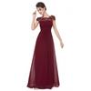Elegante Abito Lungo in Pizzo da Donna per Balli e Feste Serale con Design Slim Fit