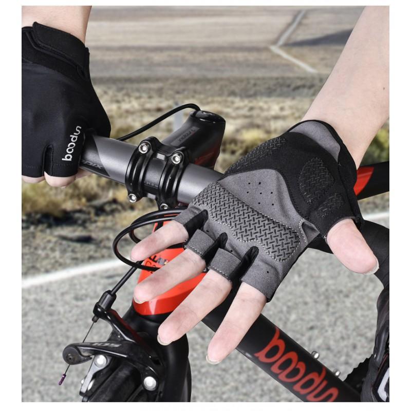 Bike Gloves Half Finger Shockproof Non-Slip Cycling Outdoor Sports Men Women