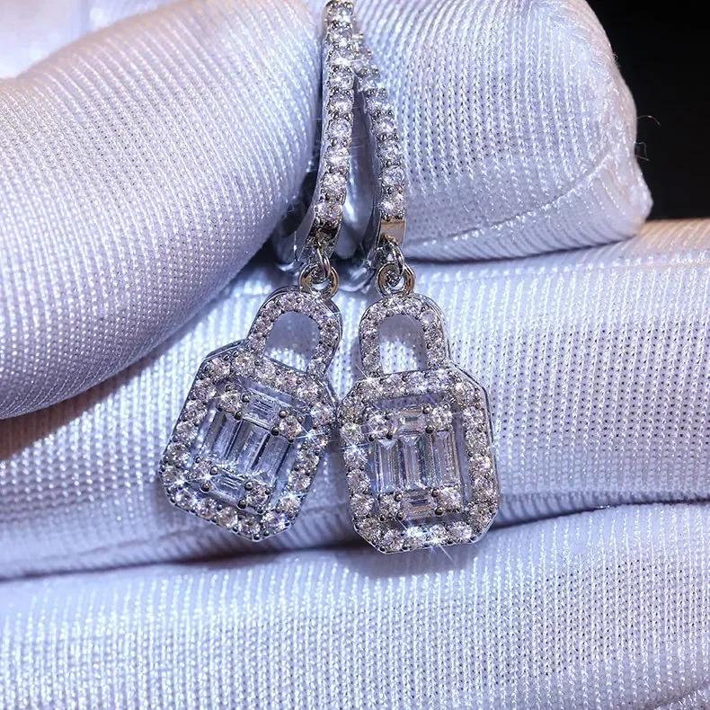 Luxury, High-End, Gorgeous Party, Water Droplet Zircon Earrings, Bride'S Wedding, Eternal And Dazzling Jewelry, Headwear