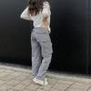 2022 Women's Street Hip Hop Low Waist Fashion Workwear Denim Pants
