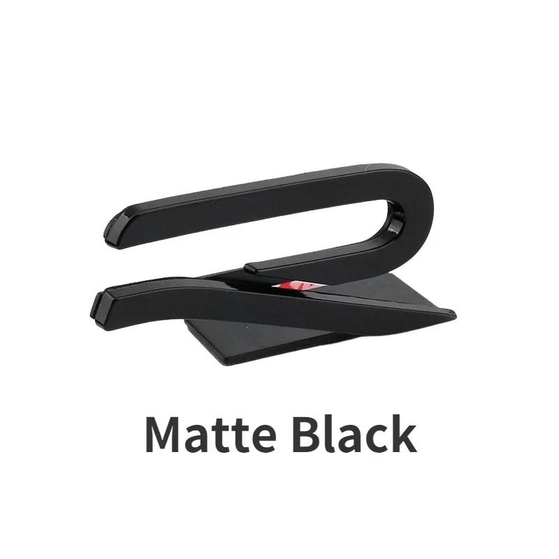 1Pc R Metal Car Front Grille Emblem Stickers Rear Trunk Side Badge Decals For Golf 8 R LINE Beetle Passat Tiguan Jetta