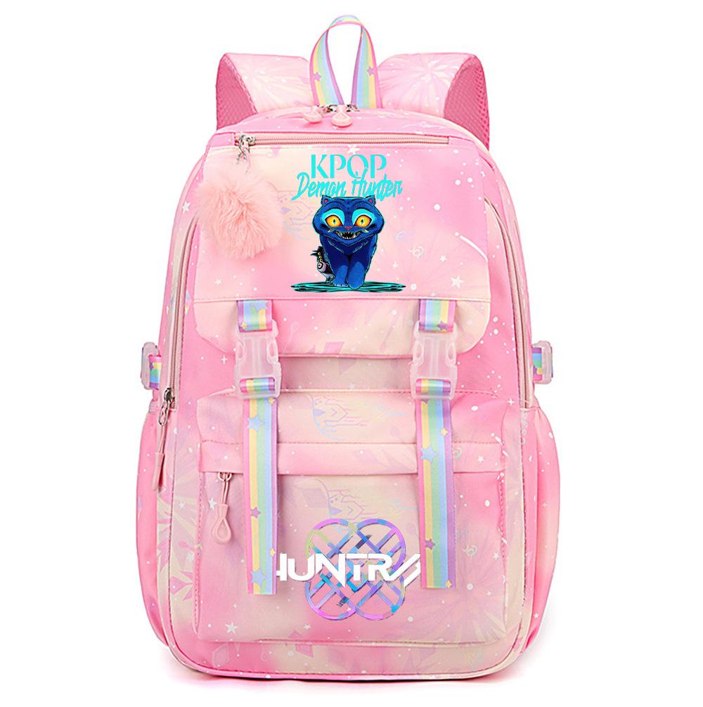 

Anime K-Pop Demon Hunters Printed Large Capacity Waterproof Backpack Teenger Student Girl Boy Schoolbag Bookbag Women Large Capacity Travel Bag Gift