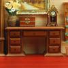 Miniature Office Desk Model Figure for Craft Project Scene Display 1/12 Doll House Scene Landscape Props Accessories