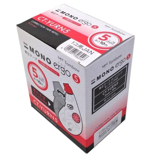 Tombow Pencil Correction Tape MONO Mono Ergo N Cartridge 5mm 5 Pieces CT-YURN5-5P