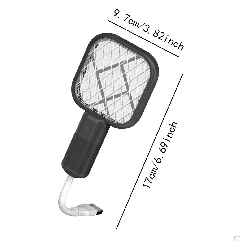Mini Fly Zapper Racket Electric Killer for Camping Bedroom Trips