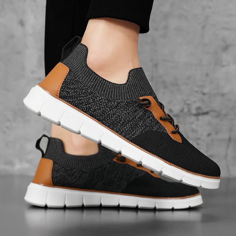 TUINANLE Herren-Mesh-Schuhe Atmungsaktive Loafer Leichte Bootsschuhe Outdoor Vulkanisierte Tauch-Sneaker