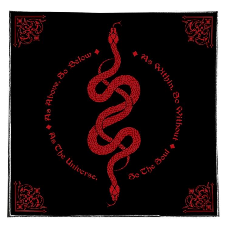 Luxurious Velvets Tarots Tablecloth Tarots Card Reading Cloth Mystical Tablecloh for Home and Party Use B 50x50cm
