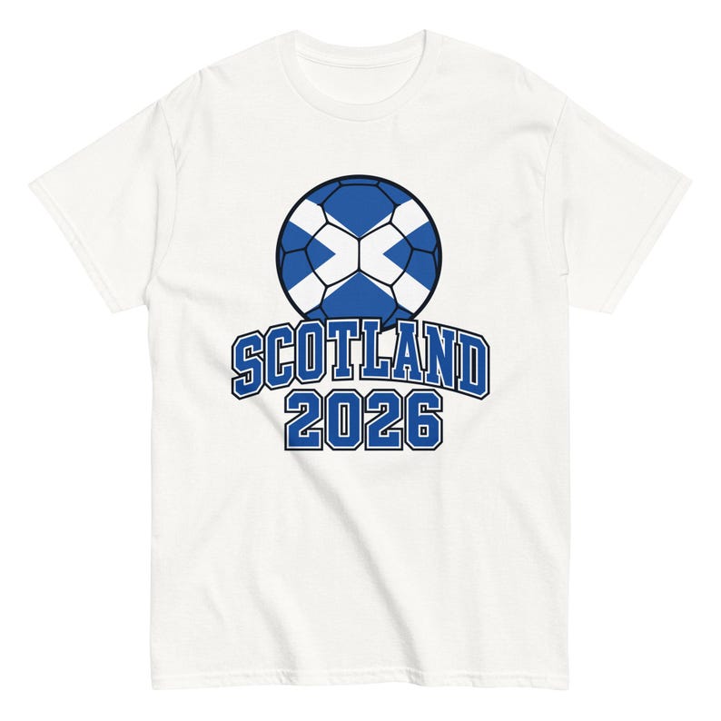 Scotland 2026 Football Supporter T-shirt, Scotland Fan Tee, Match Gift, Scottish Supporter Style L