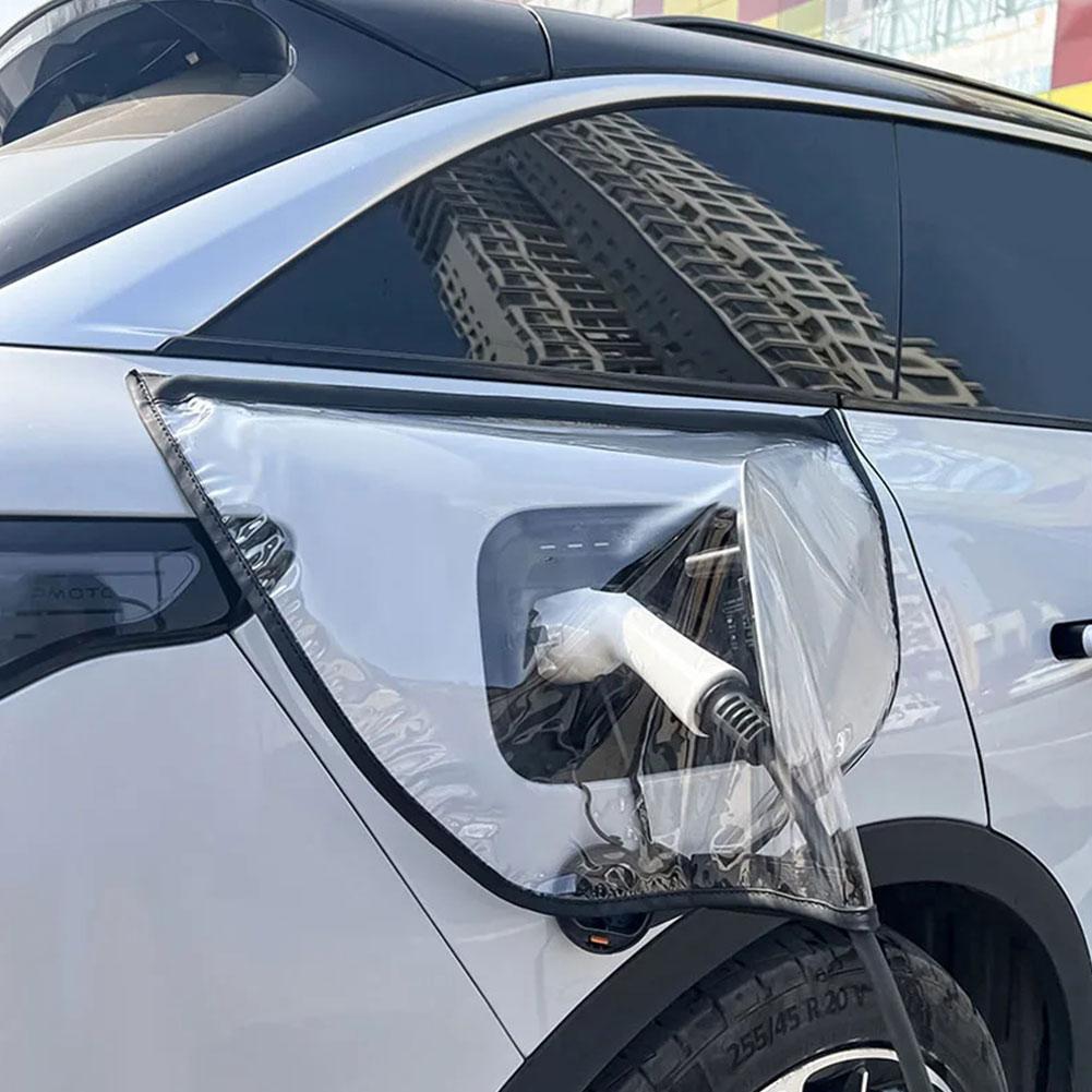 New Energy Car Charging Port Rain Cover PVC Magnet Rings Protection Covers New Energy Car Accessaries