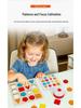 Montessori Geometric Shape Matching Puzzle - Wooden Cognitive Toy for Children Ages 2-3