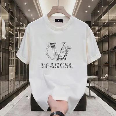 Erkek Lüks Pamuklu Tişört Günlük Oversize Bol Yuvarlak Yaka Kısa Kollu Sokak Hip Hop Yüksek Kalite Ağır Pamuk Kadın Erkek Giyim
