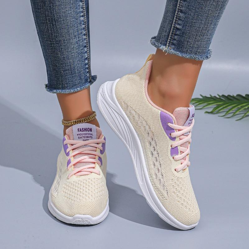 Women'S Sneakers Offers Summer Mesh New Women'S Hiking Soft Bottom Running Comfortable Casual Versatile Shoes Tenis Feminino