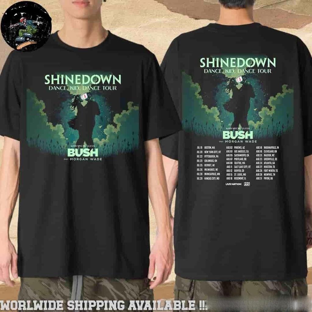 SELTEN! Shinedown Dance Kid Dance US-Tourdaten 2026 Merchandise Unisex-T-Shirt