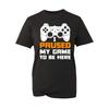 I Paused My Game To Be Here Gaming Gamer Mens Cotton T-Shirt Unisex Adult Kids