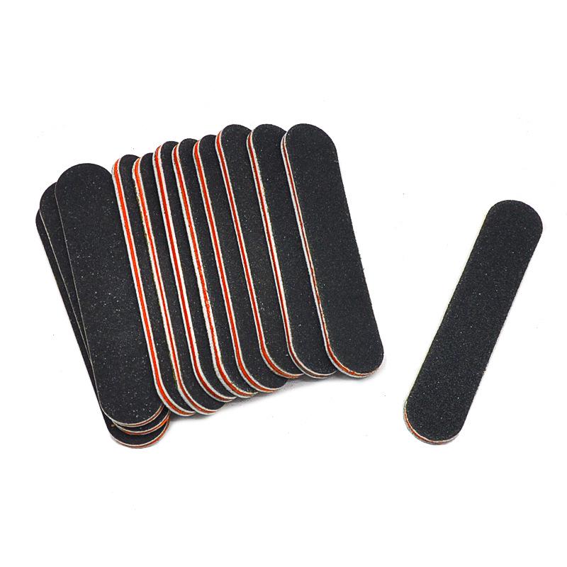 

Мини двухсторонняя пилка для ногтей с принтом, полоска наждачной бумаги 9 см, инструмент для полировки и маникюра