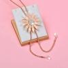 Big Acrylic Flower Long Tassels Pendant Necklace for Women Fashion Accessories Jewelry  ZD1 KO1