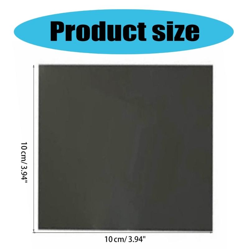 Without Sticky Horizontal 0/90° Polarizing Film for LCD Screen Linear Polarized Filter Polarization Film Sheet 10x10cm