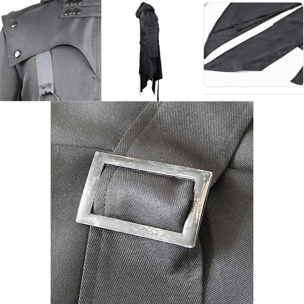 Elegant Gothic Swallow-tail Coat For Men Perfect Cosplay Costume Halloween Uniform