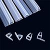B-Est 5M H Shape Rubber Glass Seal Strip 6Mm Silicone Bathroom Shower Screen Seal Strip Window Rubber Sealer Weatherstrip