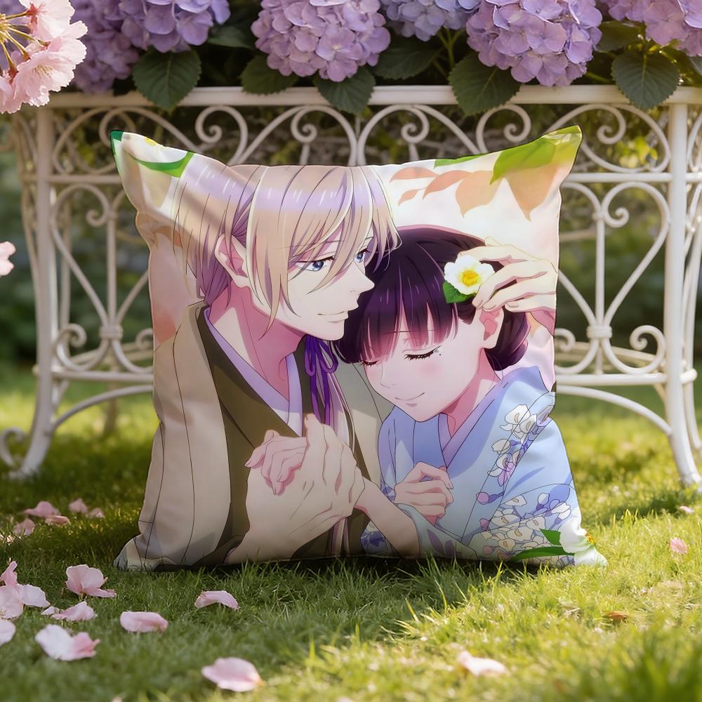 Anime My H-Happy M-Marriage Cushion Cover Home & Car Dual-Scene Pillow Cover: Reversible for Premium Comfort