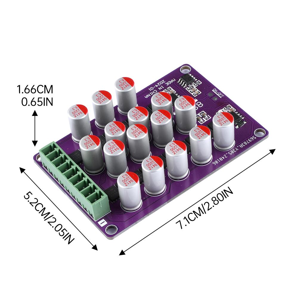 3S 4S 6S 8S 17S 6A Active Equalizer Whole Group Balancer Lifepo4 Lithium Active Battery Energy Transfer Equalization Capacitor