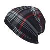 Custom GTI Tartan Plaid Beanie Hat Warm Bonnet Cap Adults Knitted Hats Headwear Vintage Street Skullies Beanies for Women Men