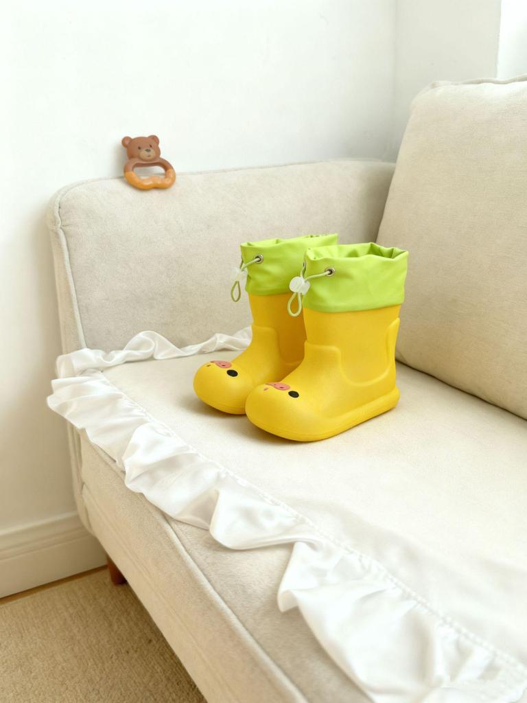 Dopamine Kids' Lightweight Anti-Slip Rain Boots - Ideal for Kindergarten & Outdoor Play