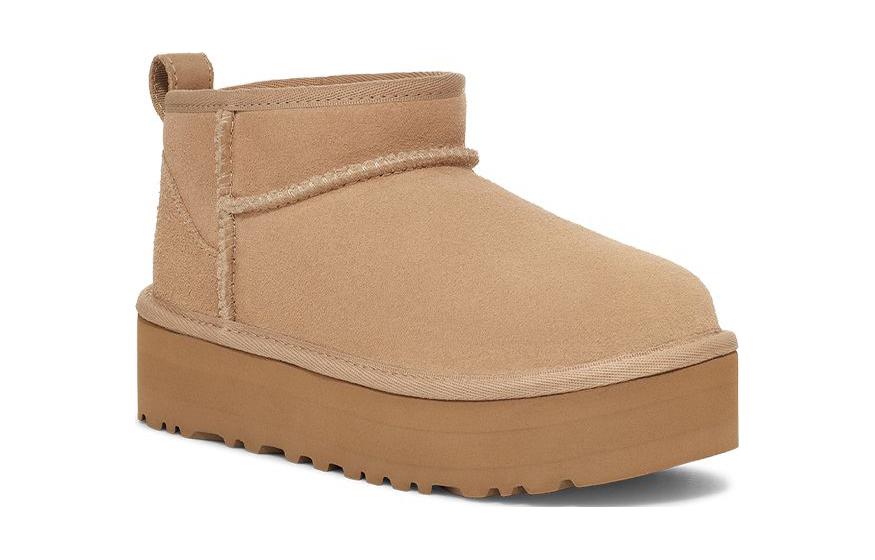 UGG Kids Classic Ultra Mini Platform "Sand" Boots 1157791K-SAN