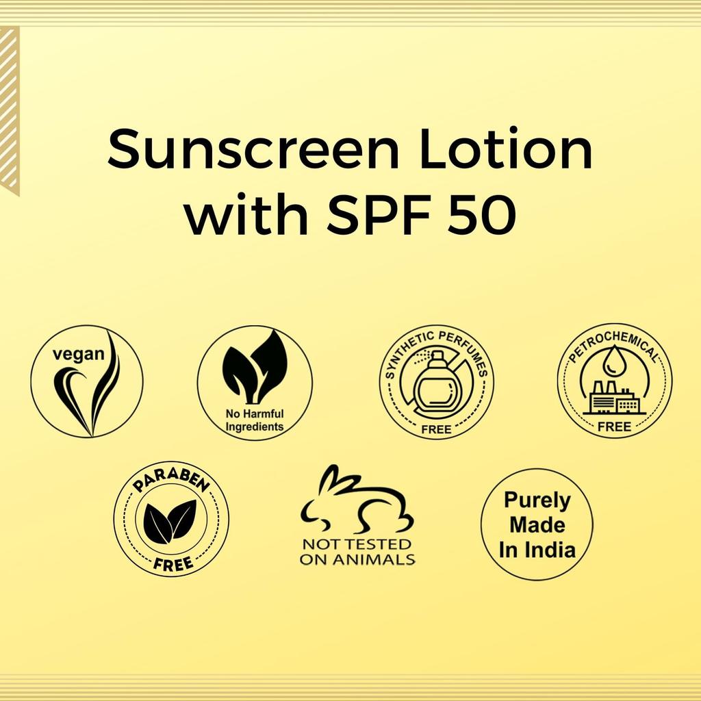 Солнцезащитный лосьон с SPF 50 PA+++(100 г), Sunscreen Lotion SPF 50 PA+++,  Aroma Treasures