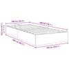 Ottoman Bed Frame with Storage Light Grey 100 x 200 cm Velvet