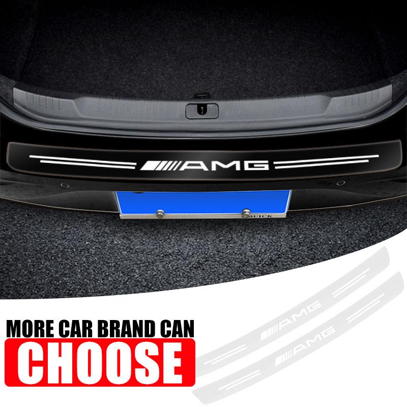 AABIF1 1pcs Car Rear Bumper Trunk Load Edge Protector Guard Trim Transparent Sticker For Mercedes Benz A B C E S AMG CLA CLK GLA