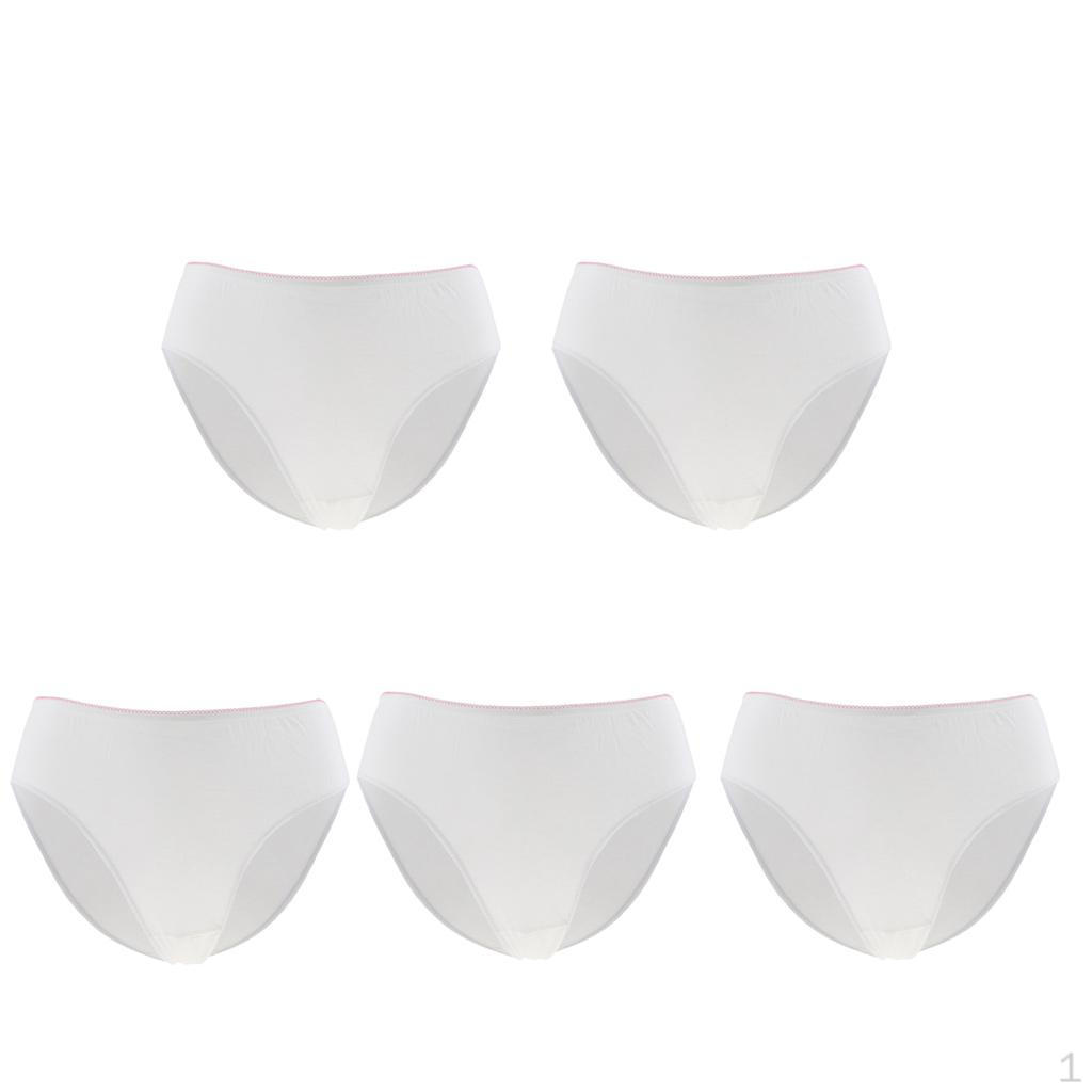 

5 шт./упак. женские одноразовые хлопковые большие дорожные трусики XXXL