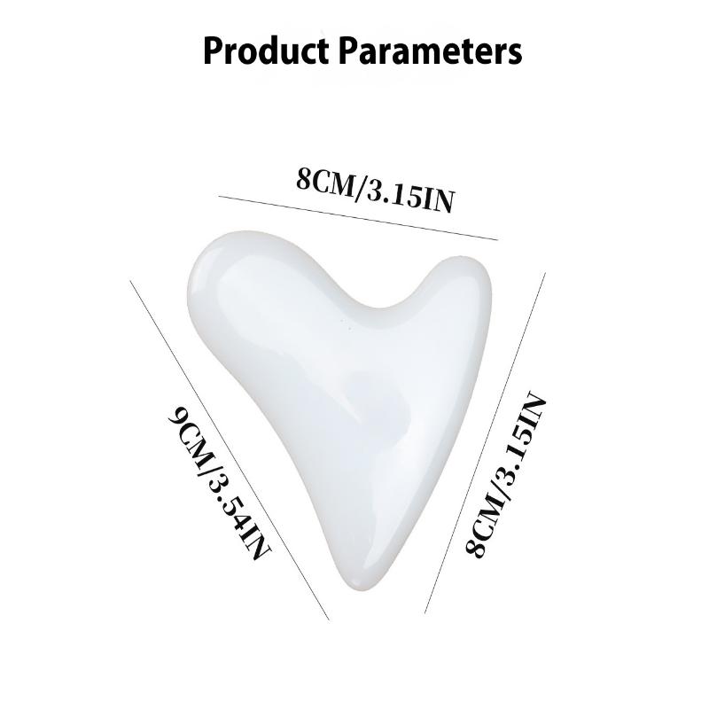 High Silicon Glass Gua Sha Board Facial Scraper Plate Lift Massage For Face Body Neck Leg Skin Care Beauty Health Massager