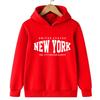 New York Boys and Girls Hoodies Autumn/Winter Hoodies Long Sleeves Classic Casual Minimalist Jackets Children's Letter Hoodies