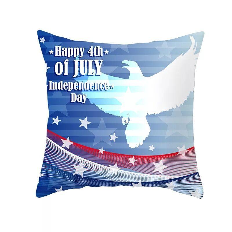 American Flag Independence Day Pillow Case Holiday Gift Home Decor Pillow Case