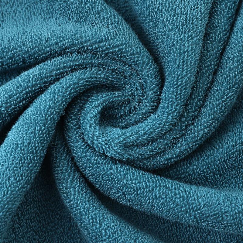 Thickened Cotton Towel with Strong Water Absorption Universal Towel for Adults and Children Solid ColorSkin Friendly Towel