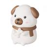 Adorable Rechargeable Silicone Puppy Night Light - Tap-Activated LED Bedside Lamp with Feeding Mode