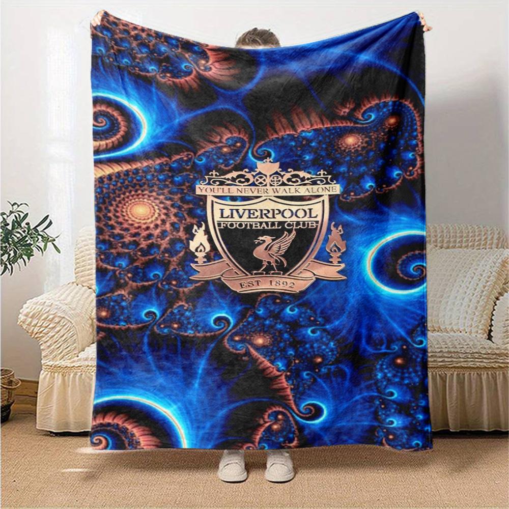 Liverpool Blanket Soft Warm Cozy Perfect for Office Couch Chair for All Seasons Digital Print Ideal Gift for Friends Family Couples Picnic