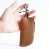 New Genuine Leather Housekeeper Keychain Car Key Holder Men Zipper Key Ring Pouch Case Cover Keys Bag Key Organizer Wallet Purse
