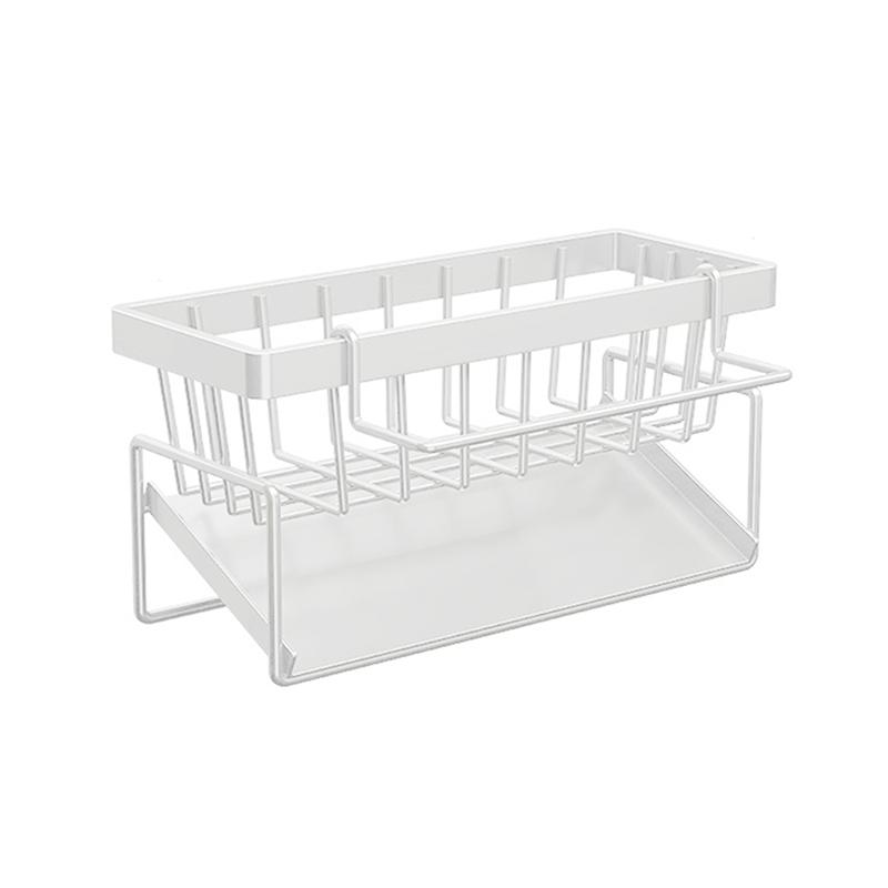 

Многофункциональная подставка для губок Кухонная полка Полка для раковины Органайзер для тряпок Моющего средства для посуды Кухонная стойка для хранения