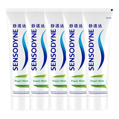 Sensodyne Fresh Mint Sensitive Care Toothpaste, 5 X 100g